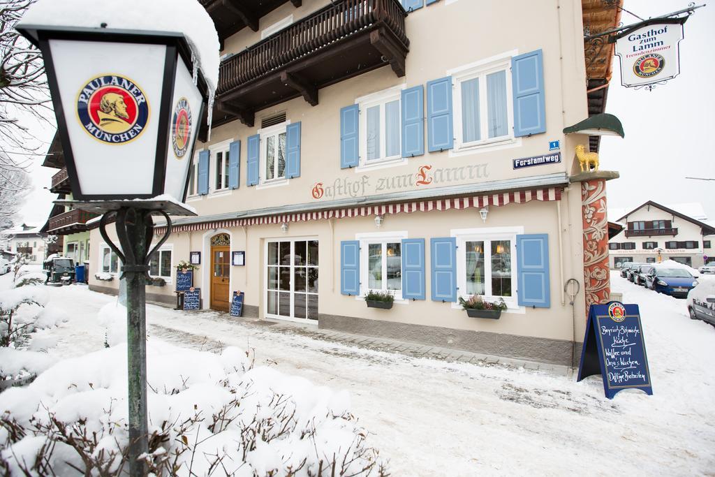 Gasthof Zum Lamm Hotell Garmisch-Partenkirchen Exteriör bild